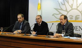 Pablo Ferreri, Juan Andrés Roballo y Daniel Espinosa