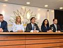 El mandatario electo, Luis Lacalle Pou, brindó una conferencia de prensa en la Torre Ejecutiva El mandatario electo, Luis Lacalle Pou, brindó una conferencia de prensa en la Torre Ejecutiva