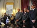 Asunción de Jorge Menéndez como ministro de Defensa y de Daniel Montiel como subsecretario