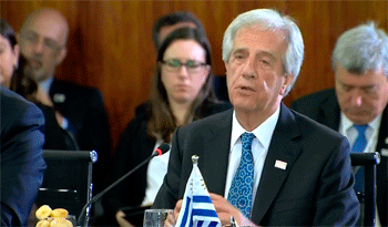 Presidente Tabaré Vázquez en Cumbre del Mercosur