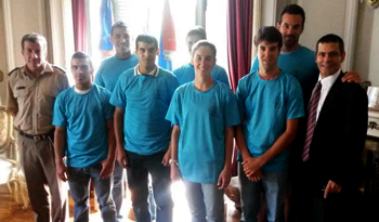 Deportistas participantes de programa de vacantes deportivas del MDN