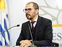 Prosecretario de la Presidencia, Juan Andrés Roballo, al término del Consejo de Ministros de este lunes 1.º Prosecretario de la Presidencia, Juan Andrés Roballo, al término del Consejo de Ministros de este lunes 1.º