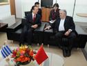 Entrevista privada y firma de acuerdos del Presidente Mujica y Primer Ministro Chino Wen Jiabao