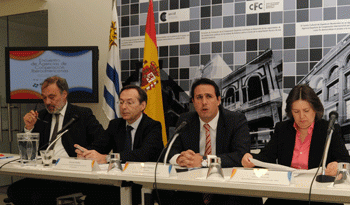 El prosecretario de la Presidencia, Diego Cánepa, abre los debates del Encuentro de Agencias Iberoamericanas de Colaboración