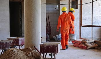 Personas privadas de libertad en trabajo de construcción