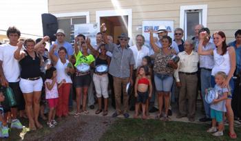 Familias participantes del Plan Nacional de Relocalizaciones en Rivera