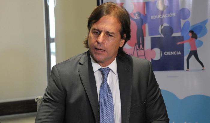 Conferencia del presidente Lacalle Pou en Salto