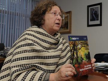 Adriana Rodríguez, presidenta de la Corporación Nacional para el Desarrollo