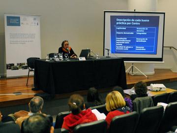 Mesa en la conferencia sobre “Buenas Prácticas Laborales Penitenciarias”