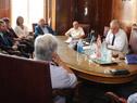 Ministro de Salud Jorge Basso se reunión con integrantes del Fondo Nacional de Recursos