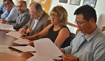Firma del convenio laboral agilizará construcción de Central de Delta del Tigre de UTE