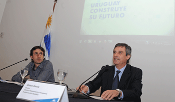Director de OPP, Álvaro García, en evento "Uruguay construye su futuro"