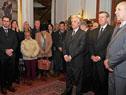 Presidente Tabaré Vázquez, estuvo presente en el velatorio de Eleuterio Fernández Huidobro