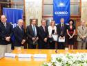 Firma de convenio entre Correo Uruguayo - ANTEL