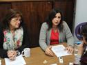 Entrevista a comisión de género de MRREE e Interior