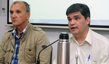 Richard Read y Javier Salsamendi