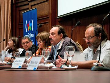 Ministro Daniel Olesker, Mariela Fodde y Rosana Perdomo Ministro Daniel Olesker, Mariela Fodde y Rosana Perdomo