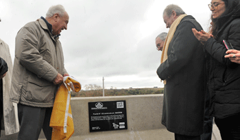 Inauguración del puente sobre el río Rosario, Colonia