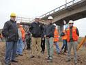Ministro Víctor Rossi recorrió las obras en las rutas 8 y 9