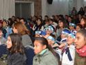 Escolares disfrutaron el debut de Uruguay en el Mundial de Rusia 2018 en la Escuela Nacional de Policía