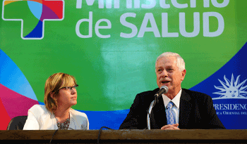La subsecretaria de Salud Pública, Cristina Lustemberg, y el ministro Jorge Basso presentaron objetivos 2015-2020