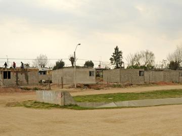 Casas en construcción