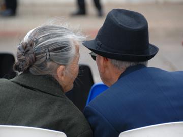 Pareja de adultos mayores Pareja de adultos mayores