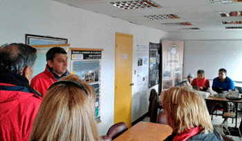 El laboratorio científico es un área clave de la Base Artigas