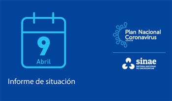 Informe Sinae 9 de abril