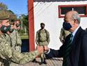 Ministro de Defensa, Javier García, recorrió instalaciones del Regimiento de Caballería n.° 4