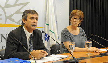 Álvaro García y Marina Arismendi.