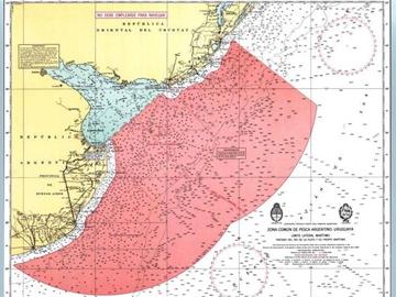 Mapa de costa uruguaya