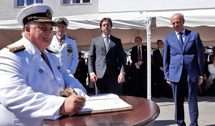 Jorge Wilson, Luis Lacalle y Javier García