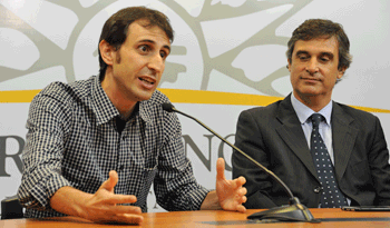 Fernando Isabella junto a Álvaro García.
