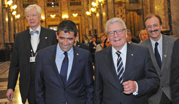 Vicepresidente Raúl Sendic y Presidente alemán, Joachim Gauck