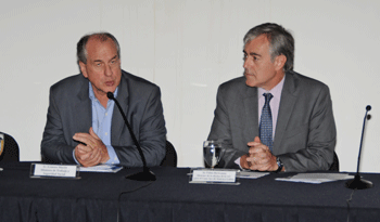 Murro y Bertranou en Torre Ejecutiva