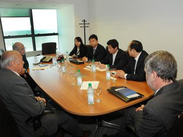 Breccia junto a empresarios chinos