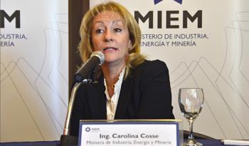 Ministra de Industria, Energía y Minería, Carolina Cosse
