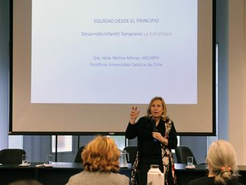 Coordinadora de UCC, Cristina Lustemberg.