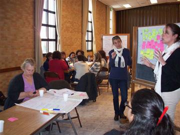 Mujeres en un taller