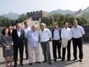 El Presidente José Mujica visitó la Gran Muralla China acompañado por toda su comitiva