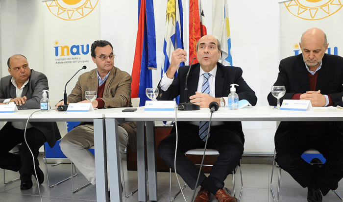 Dardo Rodríguez, Pablo Bartol, Pablo Abdala y Fernando Rodríguez
