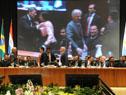 El presidente Tabaré Vázquez recibió la presidencia pro tempore del Mercosur por parte de su homólogo paraguayo, Horacio Cartes