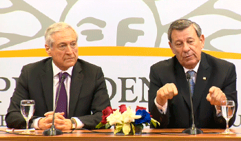 Cancilleres Rodolfo Nin Novoa y Heraldo Muñoz