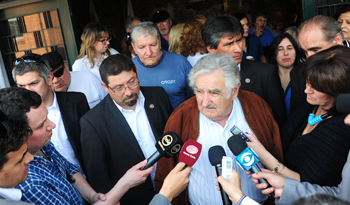 Presidente Mujica en declaraciones a la prensa