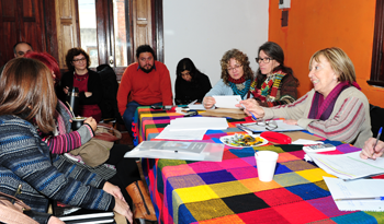 Ministra María Julia Muñoz con organizaciones sociales en Carmelo, Colonia Ministra María Julia Muñoz con organizaciones sociales en Carmelo, Colonia