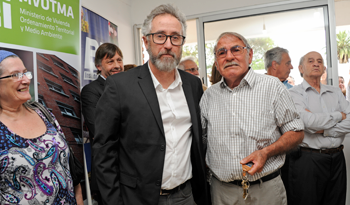 Director Nacional de Vivienda , Salvador Schelotto, en Maldonado