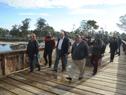 Gobierno inauguró puente peatonal e iluminación de ruta en Canelones por casi tres millones de dólares