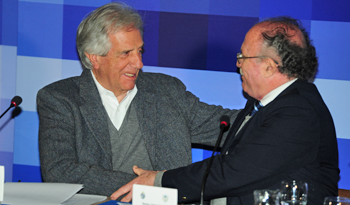 Tabaré Vázquez y Oscar Terzaghi
