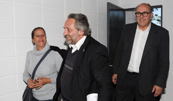 Ministro de Vivienda, Francisco Beltrame, intendente Marcos Carámbula visitan a familias realojadas